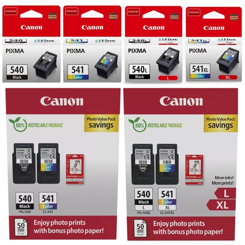 Canon 540 540l cl 541 - pg-540, pg-540l