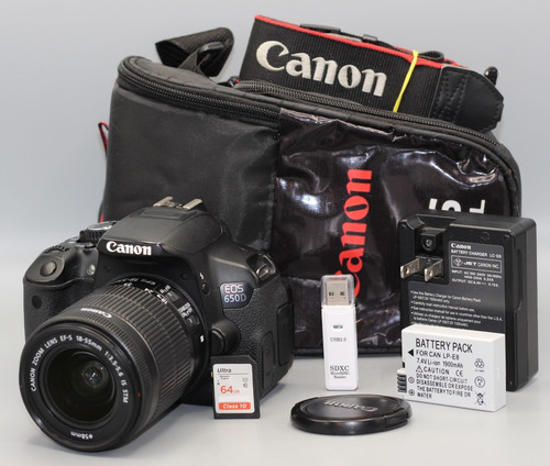 Canon eos 650d 18mp - eos, dslr