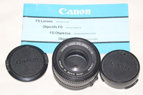Canon 50mm prime lens - canon, fd