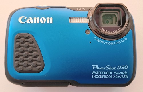 Canon powershot d30 with - canon,